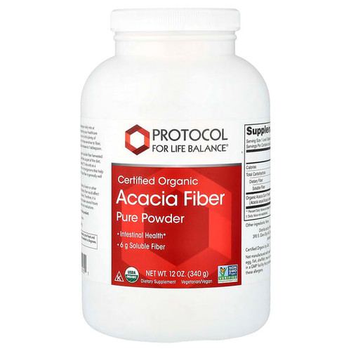 <img alt="Protocol for Life Balance, Certified Organic Acacia Fiber Pure Powder, 12 oz (340 g)" title="Protocol for Life Balance, Certified Organic Acacia Fiber Pure Powder, 12 oz (340 g),707359159051"