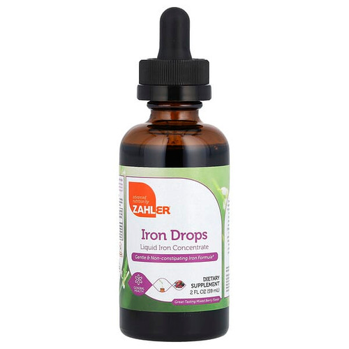 <img alt="Zahler, Iron Drops, Great-Tasting Mixed Berry, 2 fl oz (59 ml)" title="Zahler, Iron Drops, Great-Tasting Mixed Berry, 2 fl oz (59 ml),848998083243"