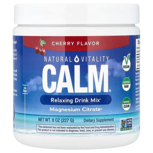 <img alt="Natural Vitality, CALM, Relaxing Drink Mix, Cherry, 8 oz (227 g)" title="Natural Vitality, CALM, Relaxing Drink Mix, Cherry, 8 oz (227 g),183405043534"
