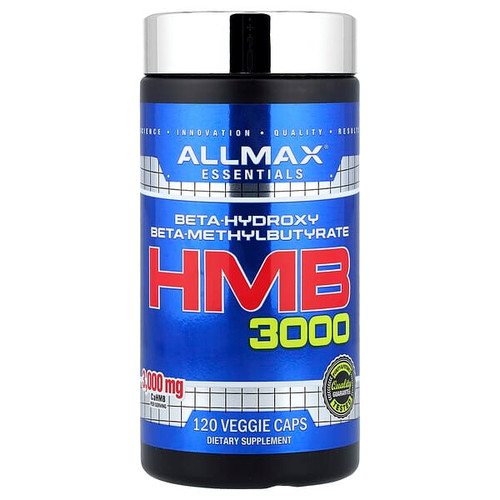 <img alt="ALLMAX, Essentials, HMB 3000, 120 Veggie Caps" title="ALLMAX, Essentials, HMB 3000, 120 Veggie Caps,665553229652"