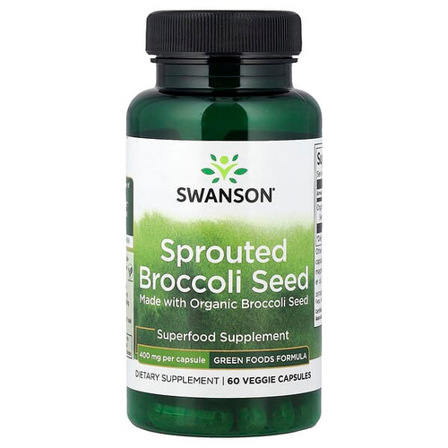 <img alt="Swanson Vitamins, Sprouted Broccoli Seed, 400 mg, 60 Veggie Capsules" title="Swanson Vitamins, Sprouted Broccoli Seed, 400 mg, 60 Veggie Capsules,087614060835"