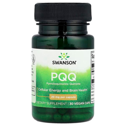 <img alt="Swanson Vitamins, PQQ, 20 mg, 30 Vegan Caps" title="Swanson Vitamins, PQQ, 20 mg, 30 Vegan Caps,087614028187"