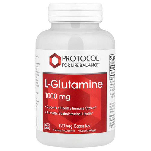 <img alt="Protocol for Life Balance, L-Glutamine, 1,000 mg, 120 Veg Capsules" title="Protocol for Life Balance, L-Glutamine, 1,000 mg, 120 Veg Capsules,707359100947"