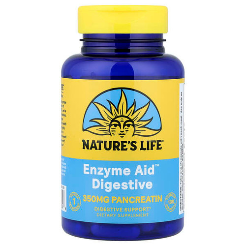 <img alt="Natures Life, Enzyme Aid Digestive, 100 Capsules" title="Natures Life, Enzyme Aid Digestive, 100 Capsules,040647006546"