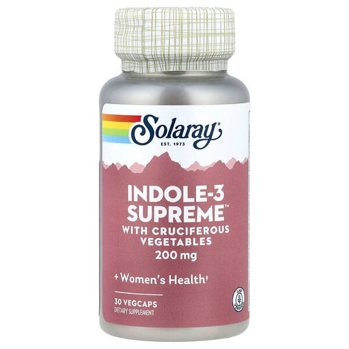 <img alt="Solaray, Indole-3 Supreme, 30 VegCaps" title="Solaray, Indole-3 Supreme, 30 VegCaps,076280107098"