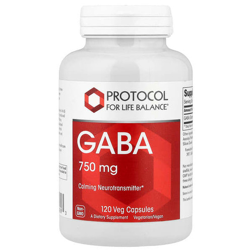 <img alt="Protocol for Life Balance, GABA, 750 mg, 120 Veg Capsules" title="Protocol for Life Balance, GABA, 750 mg, 120 Veg Capsules,707359100893"