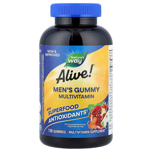 <img alt="Natures Way, Alive Mens Gummy Multivitamin, Fruit, 130 Gummies" title="Natures Way, Alive Mens Gummy Multivitamin, Fruit, 130 Gummies,033674140314"