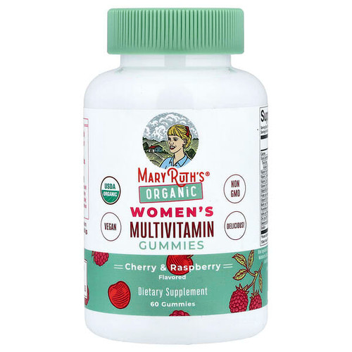 <img alt="MaryRuths, Organic Womens Multivitamin Gummies, Cherry & Raspberry, 60 Gummies" title="MaryRuths, Organic Womens Multivitamin Gummies, Cherry & Raspberry, 60 Gummies,810104620307"