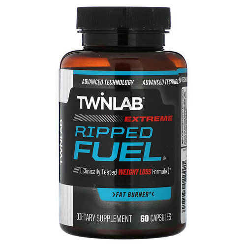 Twinlab, Ripped Fuel Extreme, Fat Burner, 60 Capsules