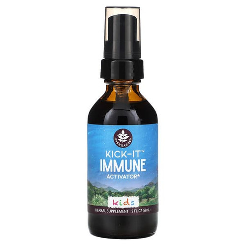 <img alt="WishGarden Herbs, Kids, Kick-It Immune Activator, 2 fl oz (59 ml)" title="WishGarden Herbs, Kids, Kick-It Immune Activator, 2 fl oz (59 ml),656490185026"