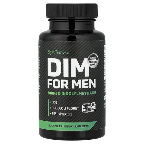 <img alt="SMNutrition, DIM For Men, 60 Capsules" title="SMNutrition, DIM For Men, 60 Capsules,850005458494"