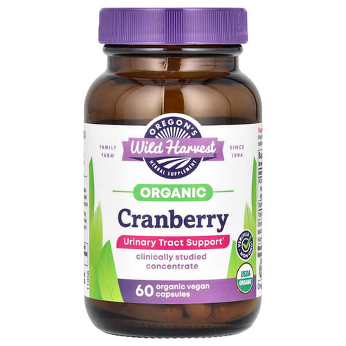 <img alt="Oregons Wild Harvest, Organic Cranberry, 60 Organic Vegan Capsules" title="Oregons Wild Harvest, Organic Cranberry, 60 Organic Vegan Capsules,706195004648"