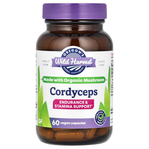 <img alt="Oregons Wild Harvest, Cordyceps, 60 Vegan Capsules (525 mg per Capsule)" title="Oregons Wild Harvest, Cordyceps, 60 Vegan Capsules (525 mg per Capsule),706195004020"