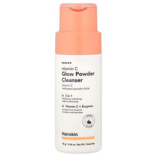 <img alt="Hanskin, Vitamin C Glow Powder Cleanser, 2.46 oz (70 g)" title="Hanskin, Vitamin C Glow Powder Cleanser, 2.46 oz (70 g),8809653233344"