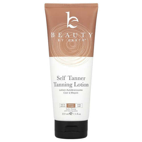 <img alt="Beauty By Earth, Self Tanner Tanning Lotion, Medium to Dark, 7.5 fl oz (222 ml)" title="Beauty By Earth, Self Tanner Tanning Lotion, Medium to Dark, 7.5 fl oz (222 ml),850452007115"