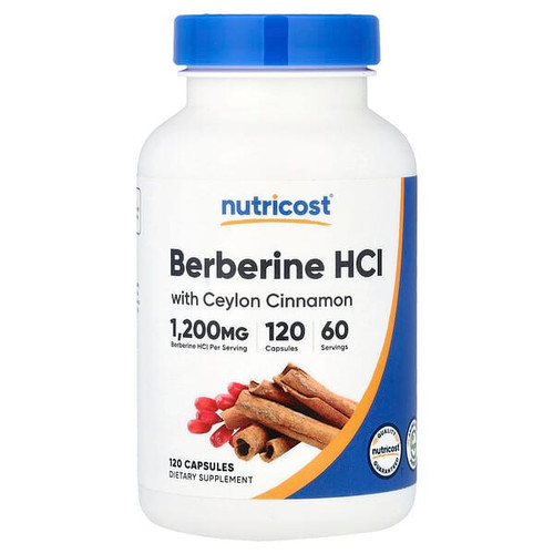 <img alt="Nutricost, Berberine HCl With Ceylon Cinnamon, 120 Capsules" title="Nutricost, Berberine HCl With Ceylon Cinnamon, 120 Capsules,810139571285"