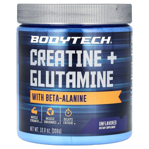 <img alt="BodyTech, Creatine + Glutamine With Beta-Alanine, Unflavored, 10.8 oz (306 g)" title="BodyTech, Creatine + Glutamine With Beta-Alanine, Unflavored, 10.8 oz (306 g),766536026685"