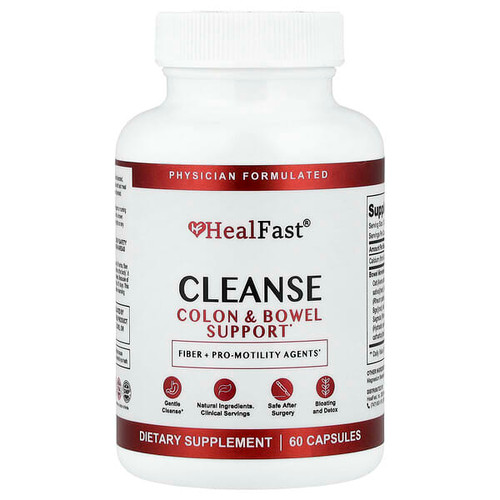 <img alt="HealFast, Cleanse, Colon & Bowel Support, 60 Capsules" title="HealFast, Cleanse, Colon & Bowel Support, 60 Capsules,850055992016"