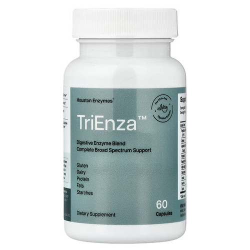 <img alt="Houston Enzymes, TriEnza, 60 Capsules" title="Houston Enzymes, TriEnza, 60 Capsules,898631000458"