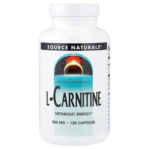 <img alt="Source Naturals, L-Carnitine, 500 mg, 120 Capsules" title="Source Naturals, L-Carnitine, 500 mg, 120 Capsules,021078015703"