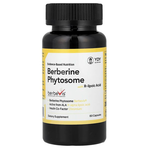 <img alt="YDY, Berberine Phytosome, 60 Capsules" title="YDY, Berberine Phytosome, 60 Capsules,860011829324"