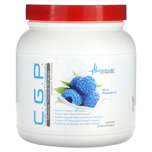 <img alt="Metabolic Nutrition, C.G.P., Blue Raspberry, 400 g" title="Metabolic Nutrition, C.G.P., Blue Raspberry, 400 g,764779712112"