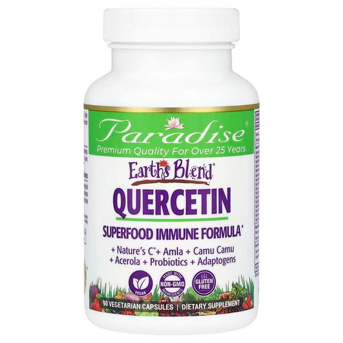 <img alt="Paradise Herbs, Earths Blend, Quercetin, 90 Vegetarian Capsules" title="Paradise Herbs, Earths Blend, Quercetin, 90 Vegetarian Capsules,601944778927"