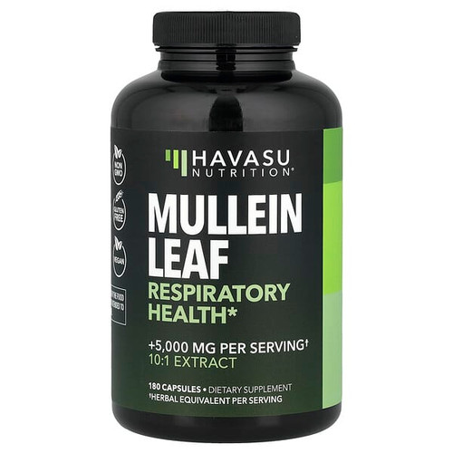 <img alt="Havasu Nutrition, Mullein Leaf, 180 Capsules (500 mg per Capsule)" title="Havasu Nutrition, Mullein Leaf, 180 Capsules (500 mg per Capsule),850060017162"