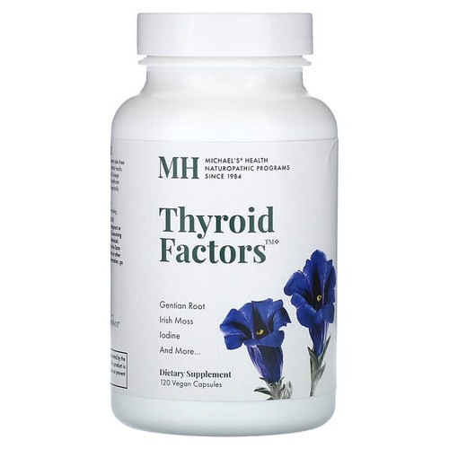 <img alt="Michaels Health, Thyroid Factors, 120 Vegan Capsules" title="Michaels Health, Thyroid Factors, 120 Vegan Capsules,755929011223"