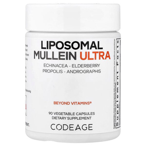 <img alt="Codeage, Liposomal Mullein Ultra, 90 Vegetable Capsules" title="Codeage, Liposomal Mullein Ultra, 90 Vegetable Capsules,850068815838"