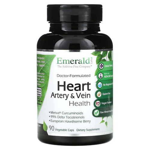 <img alt="Emerald Laboratories, Heart Artery & Vein Health, 90 Vegetable Capsules" title="Emerald Laboratories, Heart Artery & Vein Health, 90 Vegetable Capsules,743650002269"