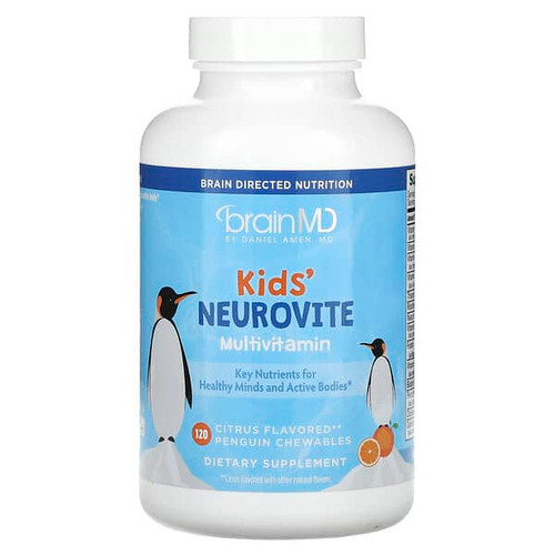 <img alt="BrainMD, Kids, Neurovite  Multivitamin, Citrus, 120 Penguin Chewables" title="BrainMD, Kids, Neurovite  Multivitamin, Citrus, 120 Penguin Chewables,857568003284"