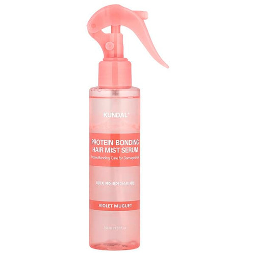 <img alt="Kundal, Protein Bonding Hair Mist Serum, For Damaged Hair, Violet Muguet, 5.07 fl oz (150 ml)" title="Kundal, Protein Bonding Hair Mist Serum, For Damaged Hair, Violet Muguet, 5.07 fl oz (150 ml),8809809429980"