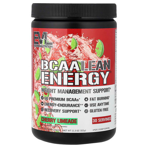 <img alt="EVLution Nutrition, BCAA Lean Energy, Cherry Limeade, 11.3 oz (321 g)" title="EVLution Nutrition, BCAA Lean Energy, Cherry Limeade, 11.3 oz (321 g),810167100150"