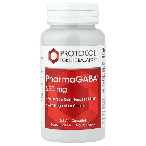<img alt="Protocol for Life Balance, PharmaGABA With Magnesium Citrate, 60 Veg Capsules" title="Protocol for Life Balance, PharmaGABA With Magnesium Citrate, 60 Veg Capsules,707359101265"