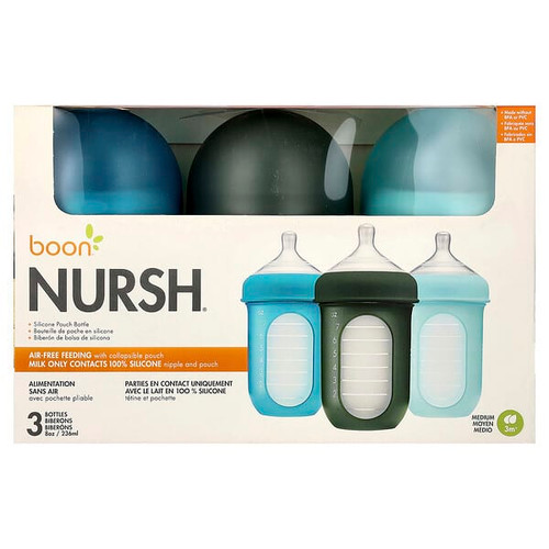 <img alt="Boon, Nursh, Silicone Pouch Bottle, 3m+, Medium, 3 Bottles, 8 oz (236 ml) Each" title="Boon, Nursh, Silicone Pouch Bottle, 3m+, Medium, 3 Bottles, 8 oz (236 ml) Each,669028112258"