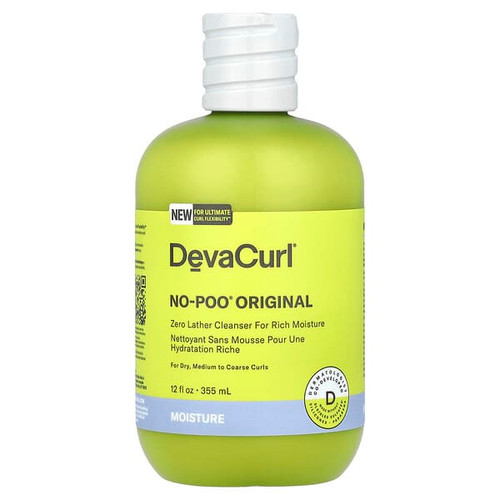 <img alt="DevaCurl, No-Poo  Original, Zero Lather Cleanser, For Dry, Medium to Coarse Curls, 12 fl oz (355 ml)" title="DevaCurl, No-Poo  Original, Zero Lather Cleanser, For Dry, Medium to Coarse Curls, 12 fl oz (355 ml),815934026428"