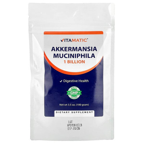 <img alt="Vitamatic, Akkermansia Muciniphila, 3.5 oz (100 g)" title="Vitamatic, Akkermansia Muciniphila, 3.5 oz (100 g),810078475293"