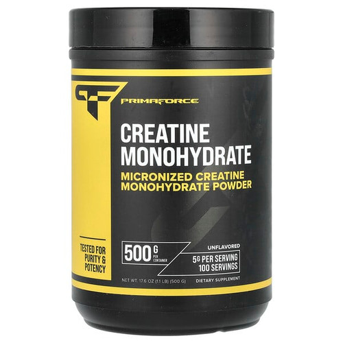 <img alt="Primaforce, Creatine Monohydrate, Unflavored, 1.1 lb (500 g)" title="Primaforce, Creatine Monohydrate, Unflavored, 1.1 lb (500 g),811445020191"