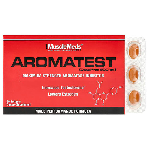 <img alt="MuscleMeds, Aromatest, 500 mg, 30 Softgels" title="MuscleMeds, Aromatest, 500 mg, 30 Softgels,891597005994"