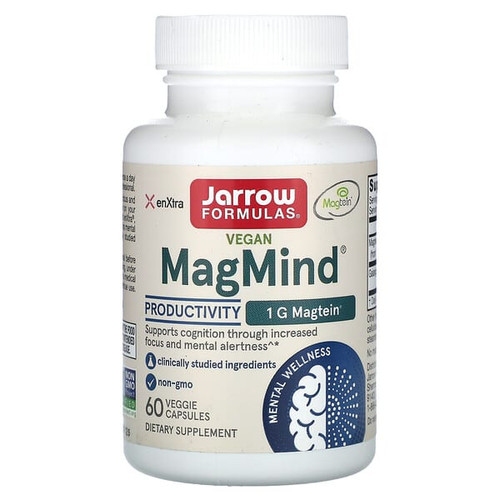 <img alt="Jarrow Formulas, Vegan MagMind, Productivity, 60 Veggie Capsules" title="Jarrow Formulas, Vegan MagMind, Productivity, 60 Veggie Capsules,790011291022"