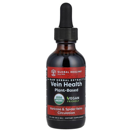 <img alt="Global Healing, Raw Herbal Extract, Vein Health, 2 fl oz (59.2 ml)" title="Global Healing, Raw Herbal Extract, Vein Health, 2 fl oz (59.2 ml),811839031031"