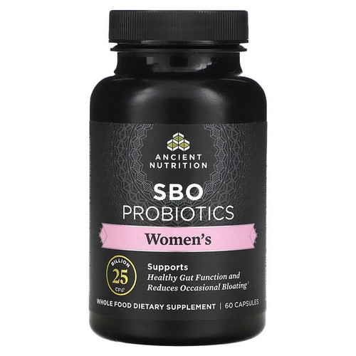<img alt="Ancient Nutrition, Womens SBO Probiotics, 25 Billion CFU, 60 Capsules" title="Ancient Nutrition, Womens SBO Probiotics, 25 Billion CFU, 60 Capsules,816401025418"