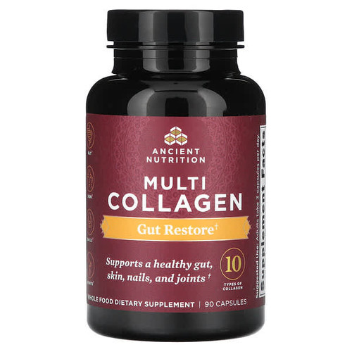 <img alt="Ancient Nutrition, Multi Collagen, Gut Restore, 90 Capsules" title="Ancient Nutrition, Multi Collagen, Gut Restore, 90 Capsules,816401025142"