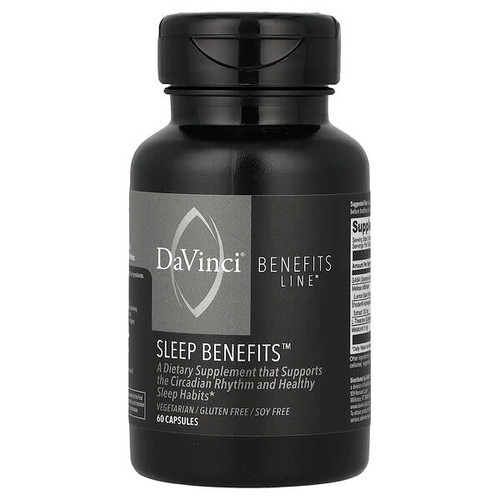 <img alt="DaVinci Laboratories, Sleep Benefits, 60 Capsules" title="DaVinci Laboratories, Sleep Benefits, 60 Capsules,026664006172"