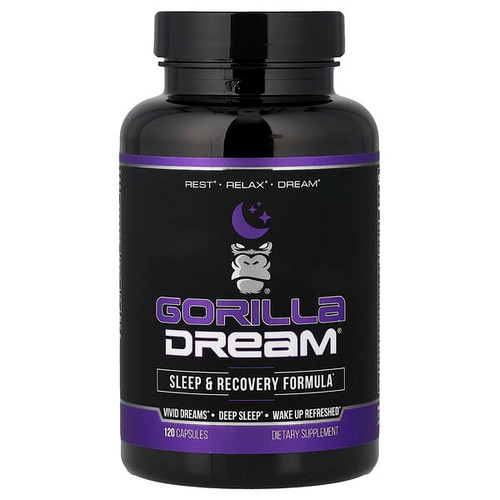 <img alt="Gorilla Mind, Dream, Sleep & Recovery Formula, 120 Capsules" title="Gorilla Mind, Dream, Sleep & Recovery Formula, 120 Capsules,755571961457"