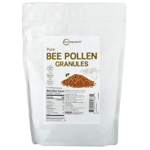 <img alt="Micro Ingredients, Pure Bee Pollen Granules, 2 lb (908 g)" title="Micro Ingredients, Pure Bee Pollen Granules, 2 lb (908 g),"