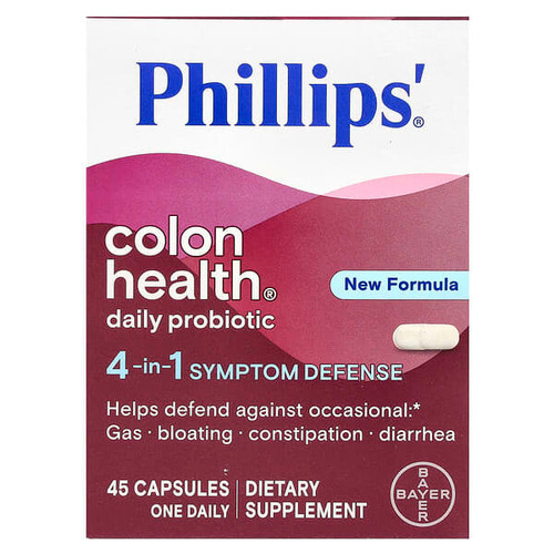 <img alt="Phillips, Colon Health Daily Probiotic, 45 Capsules" title="Phillips, Colon Health Daily Probiotic, 45 Capsules,"