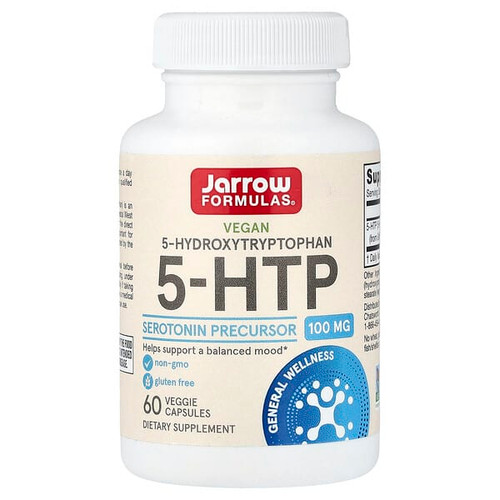 <img alt="Jarrow Formulas, 5-HTP, 100 mg, 60 Veggie Capsules" title="Jarrow Formulas, 5-HTP, 100 mg, 60 Veggie Capsules,"
