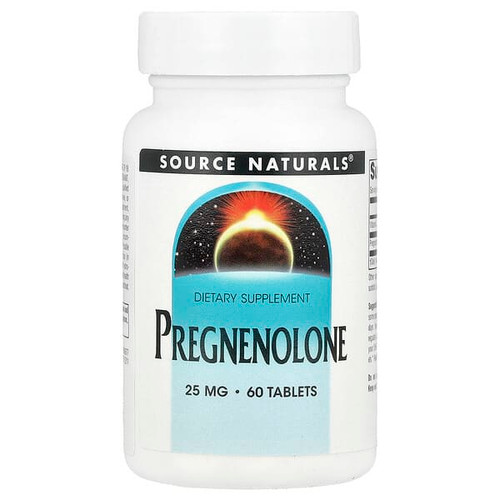 <img alt="Source Naturals, Pregnenolone, 25 mg, 60 Tablets" title="Source Naturals, Pregnenolone, 25 mg, 60 Tablets,"